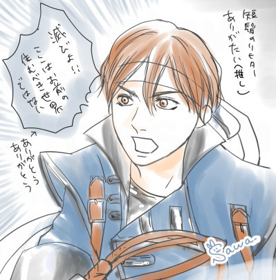 冒頭のドラキュラ戦、早速聞きたかった名台詞がきけて良かった〜!!「滅びよ!ここはお前の住む世界ではない」ありがとうございます。短髪のリヒターかっこよすぎて愛。|久永沙和の漫画サイト
