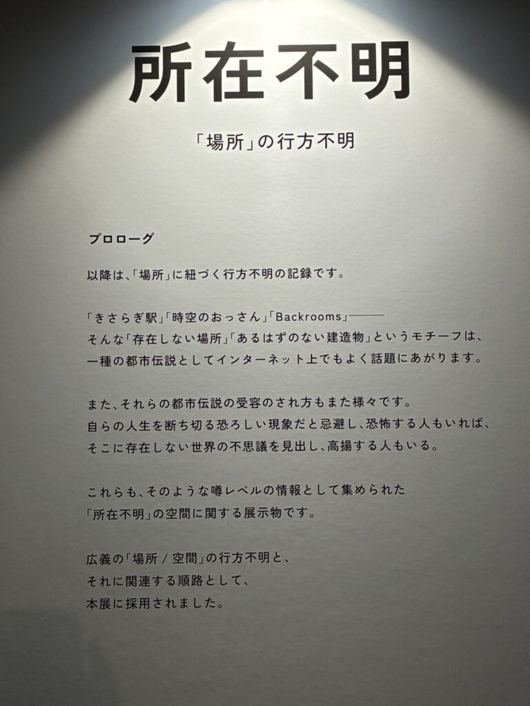 行方不明展の感想、久永沙和の漫画サイト
